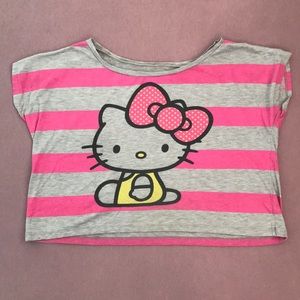 Hello Kitty Off the Shoulder Top